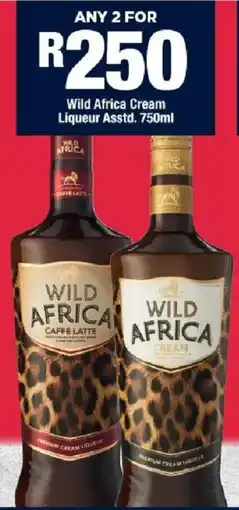 OK Liquor Wild Africa Cream Liqueur Asstd. offer