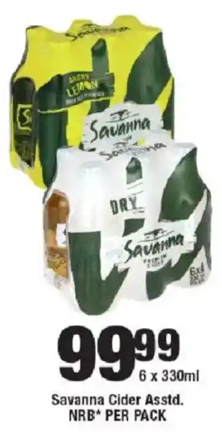 OK Liquor Savanna Cider Asstd. NRB offer