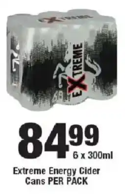 OK Liquor Extreme Energy Cider Cans offer