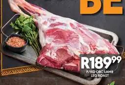 OBC Meat & Chicken Obc lamb leg roast offer