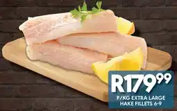 OBC Meat & Chicken Extra large hake fillets offer