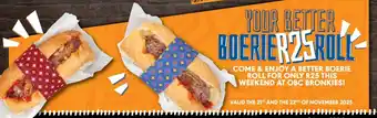 OBC Meat & Chicken Boerie Roll offer