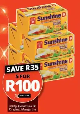Checkers Sunshine D Original Margarine offer