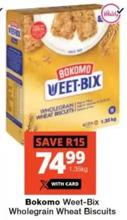Checkers Bokomo Weet-Bix Wholegrain Wheat Biscuits offer