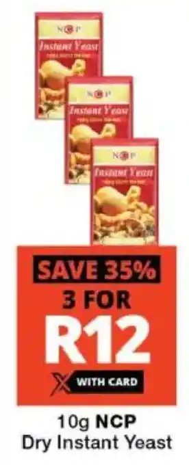 Checkers NCP Dry Instant Yeast offer
