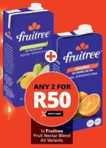 Checkers Fruitree Fruit Nectar Blend All Variants offer