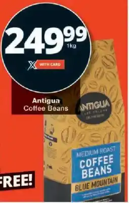 Checkers Antigua Coffee Beans offer