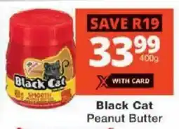 Checkers Black Cat Peanut Butter offer