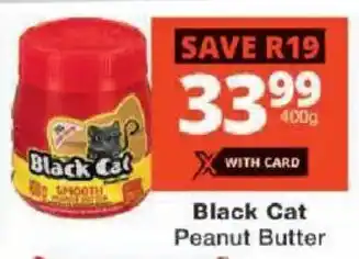Checkers Black Cat Peanut Butter offer