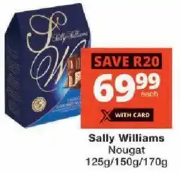 Checkers Sally Williams Nougat offer