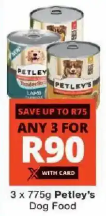 Checkers Petley's Dog Food offer