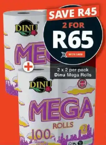 Checkers Dinu Mega Rolls offer