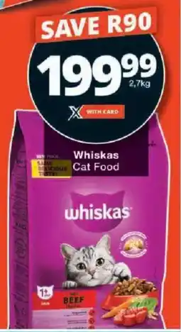 Checkers Whiskas Cat Food offer