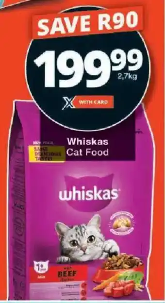 Checkers Whiskas Cat Food offer