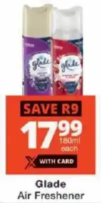 Checkers Glade Air Freshener offer