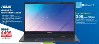 Incredible Connection ASUS Vivobook Go Intel Celeron Laptop offer