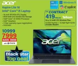 Incredible Connection Acer Aspire Lite 16 Intel Core i5 Laptop offer
