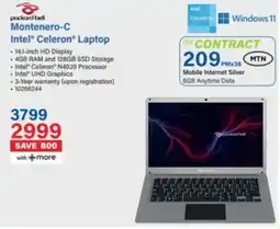 Incredible Connection Packard Bell Montenero-C Intel Celeron Laptop offer