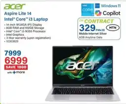 Incredible Connection Acer Aspire Lite 14 Intel Core i3 Laptop offer