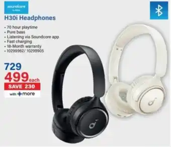 Incredible Connection Soundcore H30i Headphones offer