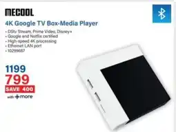 Incredible Connection Mecool 4K Google TV Box-Media Player offer