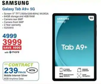 Incredible Connection Samsung Galaxy Tab A9+ 5G offer