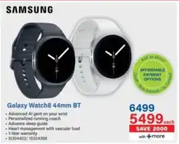 Incredible Connection Samsung Galaxy Watch8 44mm BT offer