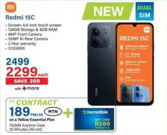 Incredible Connection Redmi 15C offer