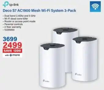 Incredible Connection Tp-link Deco S7 AC1900 Mesh Wi-Fi System offer