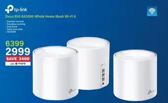 Incredible Connection Tp-link Deco X50 AX3000 Whole Home Mesh Wi-Fi 6 offer