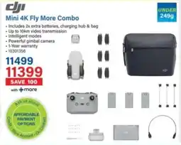 Incredible Connection Dji Mini 4K Fly More Combo offer