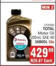 KitKat Cash and Carry TOTAL Motor Oil offer