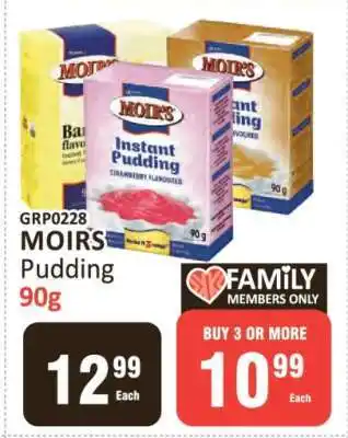 KitKat Cash and Carry MOIR'S Pudding offer
