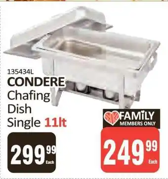 KitKat Cash and Carry CONDERE Chafing Dish Single 11lt offer