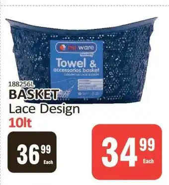 KitKat Cash and Carry BASKET Lace Design 10lt offer
