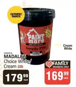 KitKat Cash and Carry MADALA’S Choice White/Cream 20lt offer