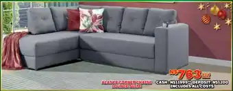 Lewis Alaska corner chaise lounge suite offer