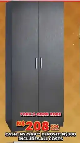 Lewis York 2-door robe offer