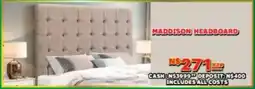 Lewis Maddison headboard offer