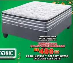 Lewis Restonic connoisseur pillow top 152cm bed set offer