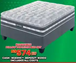 Lewis Restonic nicodemus pillow top 152cm bed set offer