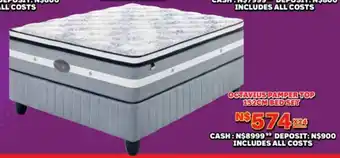 Lewis Slumberland octavius pamper top 152cm bed set offer