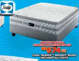 Lewis Sealy posture premier harrier mk2 152cm bed set offer