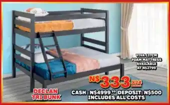 Lewis Declan tri bunk offer