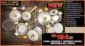 Lewis Orla cookware set offer