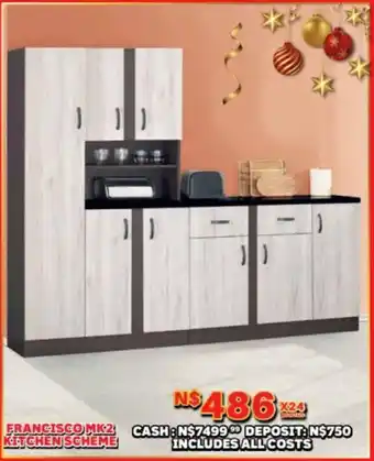 Lewis Francisco mk2 kitchen scheme offer