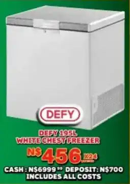 Lewis Defy white chest freezer offer