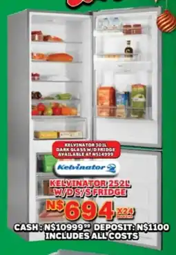 Lewis Kelvinator w/d s/s fridge offer