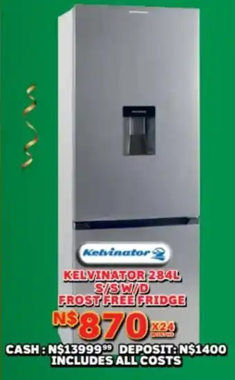 Lewis Kelvinators/s w/d frost free fridge offer
