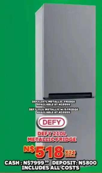 Lewis Defy metallic fridge offer
